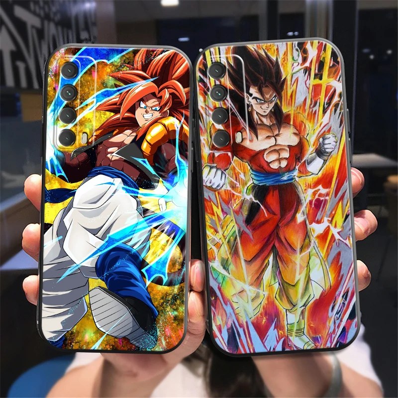 

Japanese Cartoon Anime Dragon Ball Phone Case For Huawei P Smart Z 2019 2021 P20 P20 Lite Pro P30 Lite Pro P40 P40 Lite 5G Back