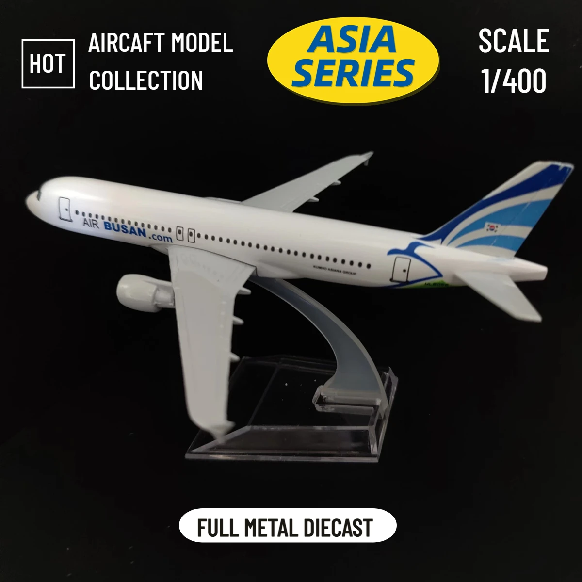 

Scale 1:400 Metal Aviation Replica 15cm Air Korea Seoul Jin Asia Airline Boeing Airbus Aircraft Model Airplane Miniature for Boy