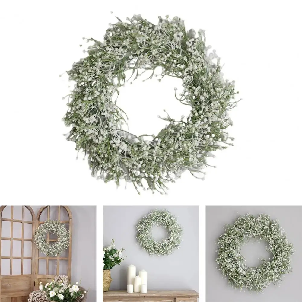 

Декоративная гирлянда, полезный яркий цветовой Гипсофила, высокоимитация входной двери, венок Гипсофилы, искусственная Гирлянда для дома