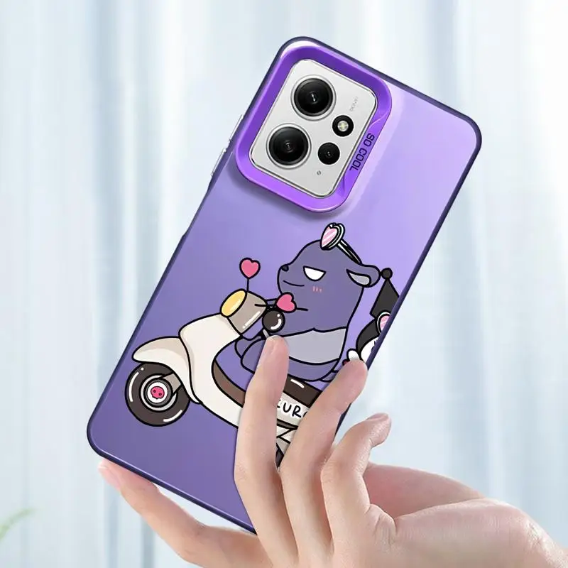 phone case for Xiaomi Redmi Note 13 5G 11 Pro Plus 13C 10S 12 9S Protective Sleeve TPU Cover funda Fashion Trend Kurome Bakus