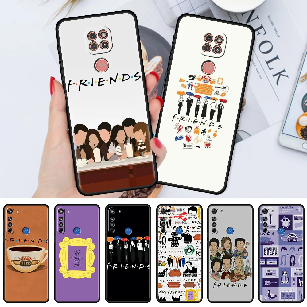 

Friends Desenho Case For Motorola G30 One Fusion Plus G9 Play G8 Power Lite G60 E6s Edge 20 Hyper G50 G40 Soft Phone Cover Sac