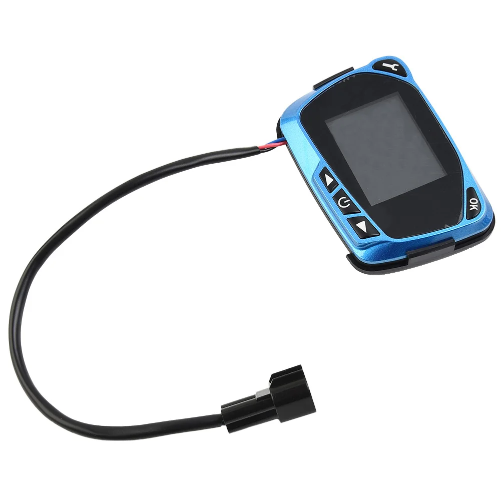 

Monitor Switch LCD Remote Control Plastic 12V/24V 2 AAA Batteries Blue Black 4Button Remote Control Air Diesel Heater