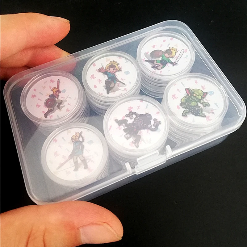 25 шт. Zeldaes Breth Of the Wild Game Collection Circular NTAG215 NFC печатная карта ссылка для пробуждения NS