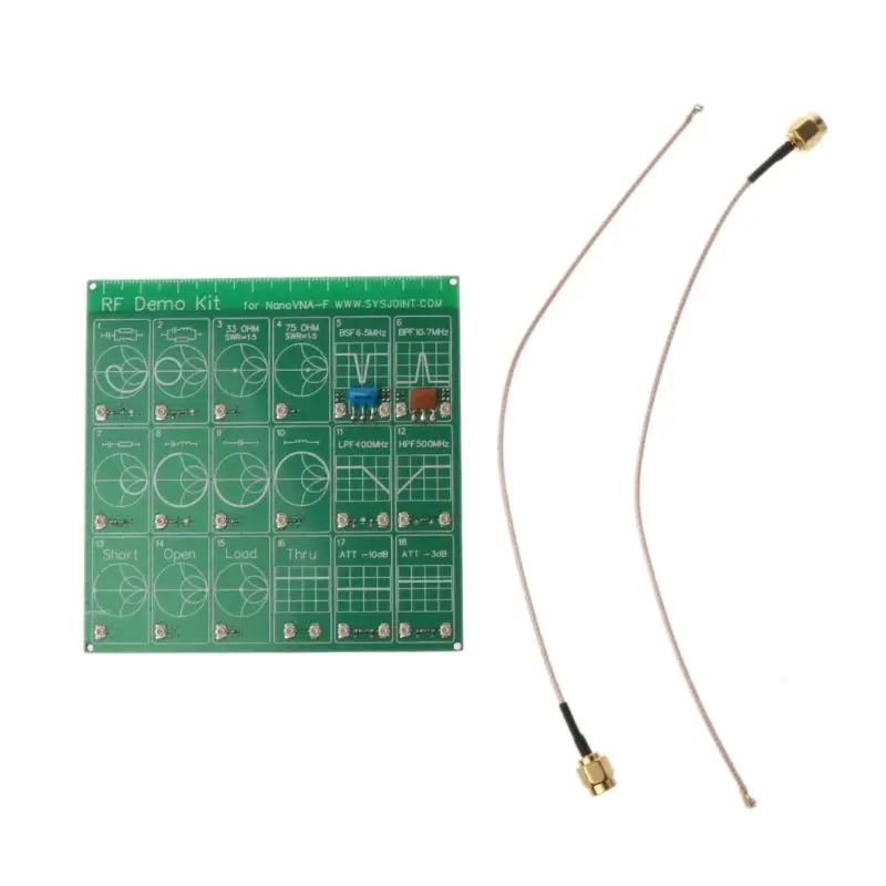 

RF for NanoVNA VNA RF Test Board Test Filter/Attenuator