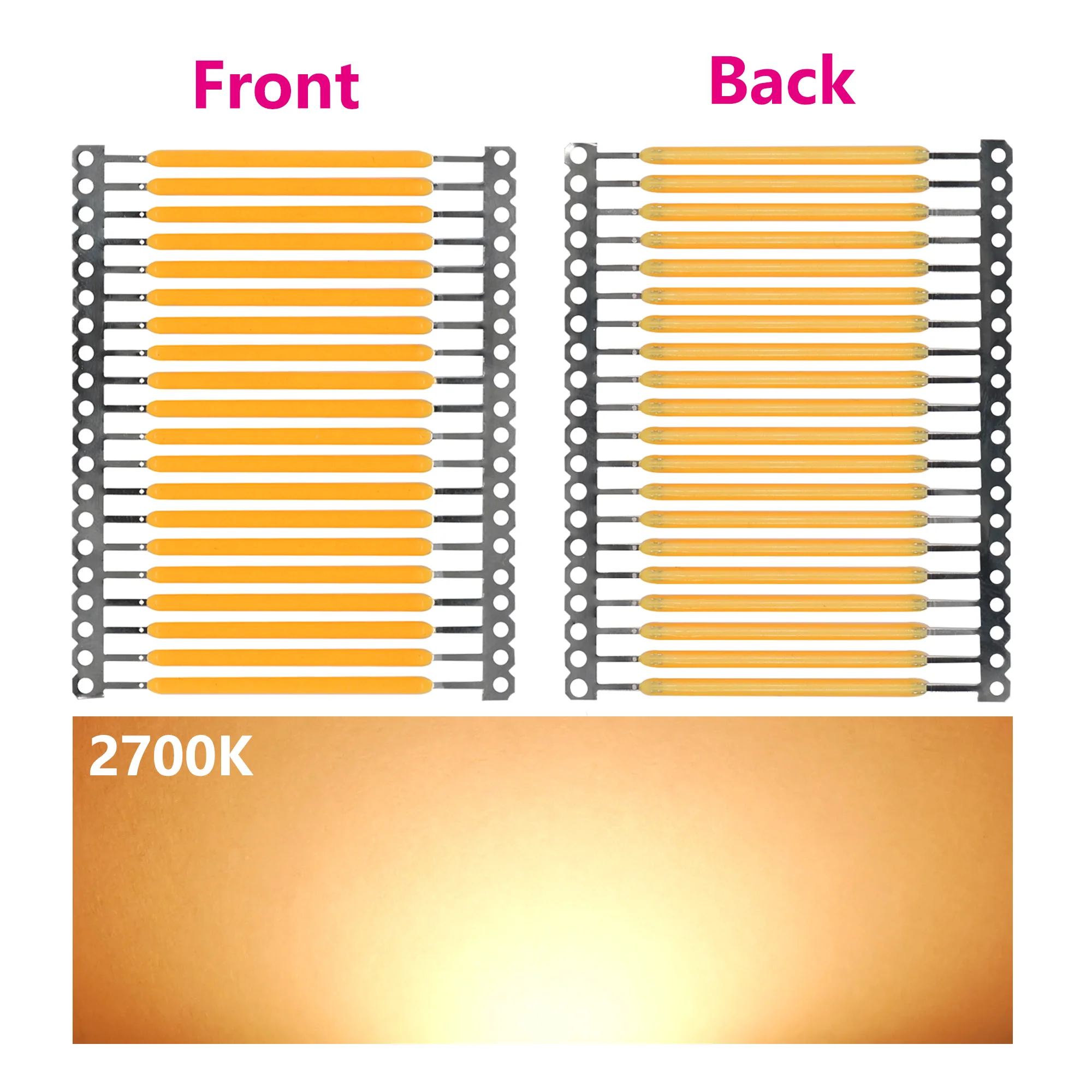 100 шт. лампы накаливания для прожекторов 3 в 40 мм 2700 мА