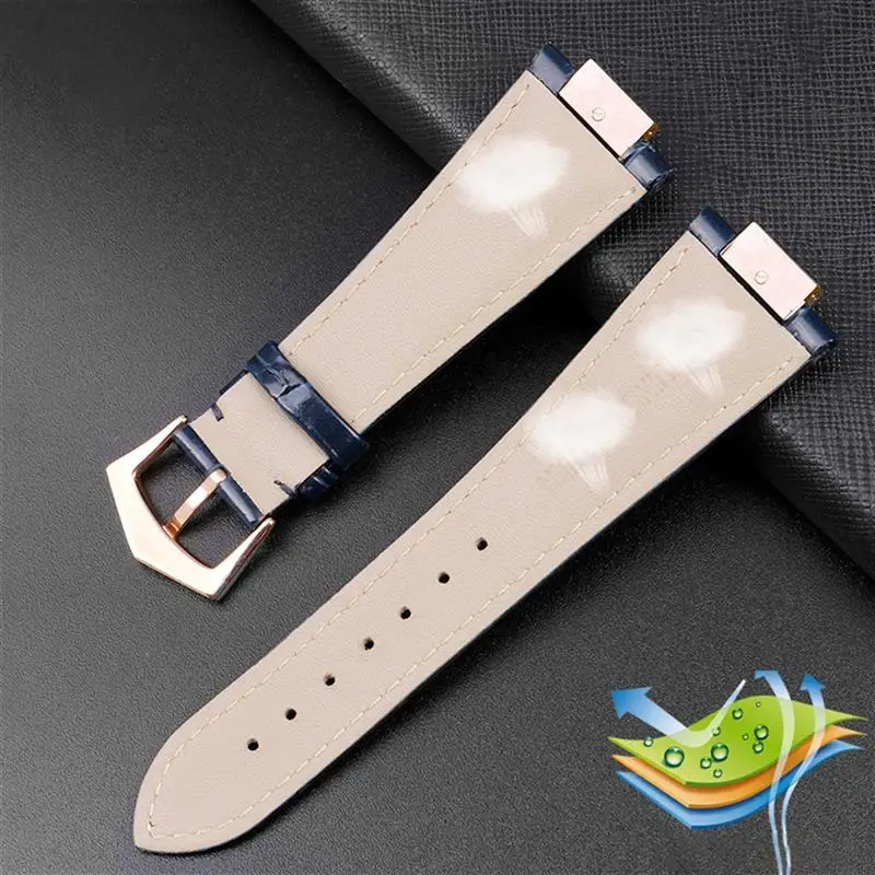 Ремешок NFR для Patek Philips Nautilus 7118 5712 из натуральной кожи со стальным разъемом 5711 5712G