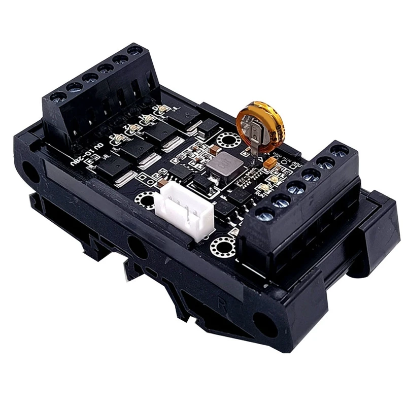 

FX1N-10MT PLC промышленная плата управления + чехол PLC модуль аналоговый вход/выход с релейным модулем задержки направляющей