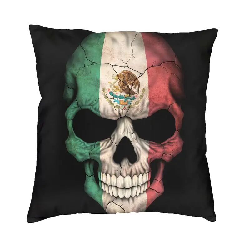 

Роскошный чехол с мексиканским флагом, искусственная кожа, мягкий Вдохновленный мексиканский декоративный чехол для дивана, Квадратной По...