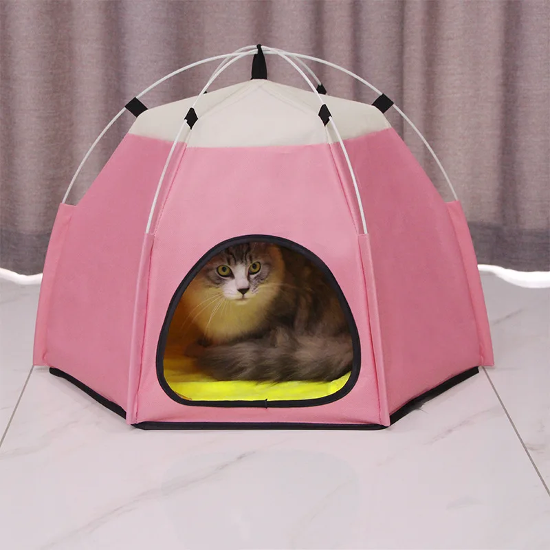 

Quick Folding Cat and Dog Tent Pet Supplies Cat Nest Dog Nest Cage Warm Tent Wandering Cat Nest Outdoor Sun Protection ZP0001