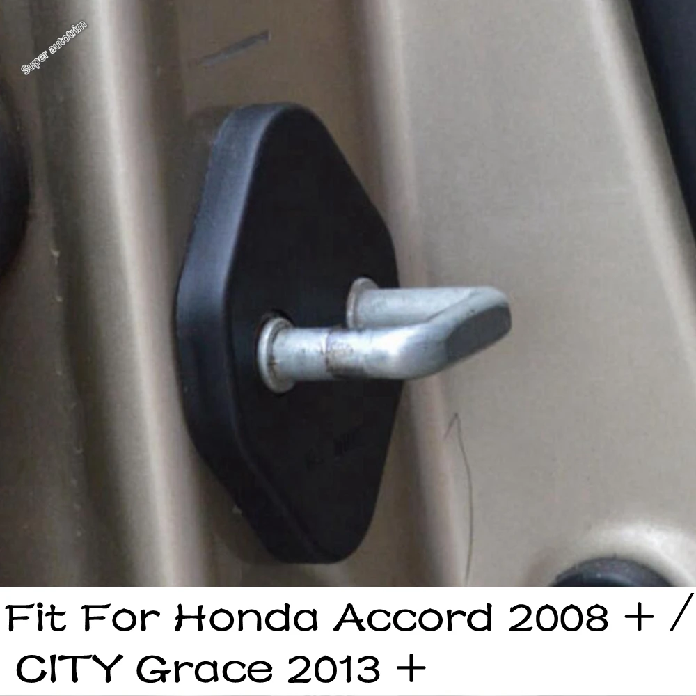 

Door Lock Protector Cover Trim 4PCS Fit For Honda Accord 2008 - 2016 / CITY Grace 2013 - 2018 Car Refit Garnish Accessories