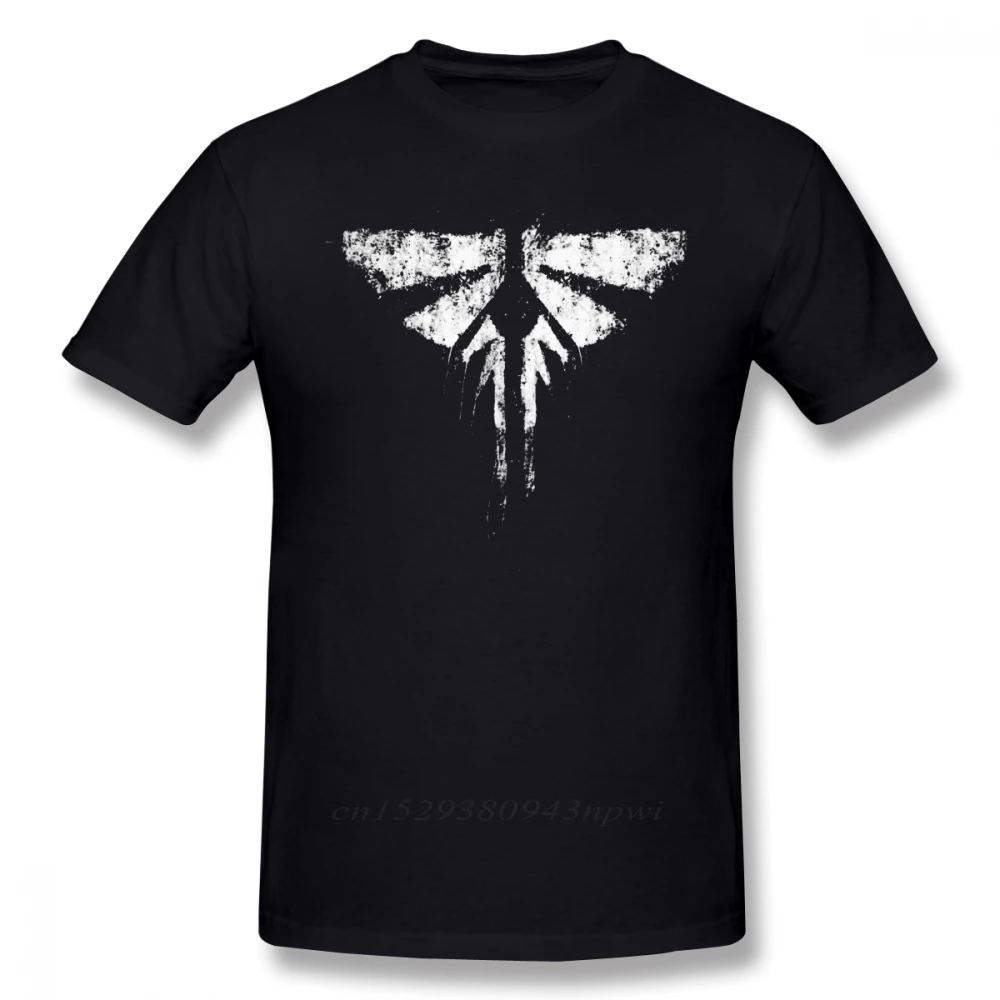 

Футболка The Last Of Us футболки Fireflies 3xl, хлопковая футболка, графическая модная забавная Мужская футболка с коротким рукавом