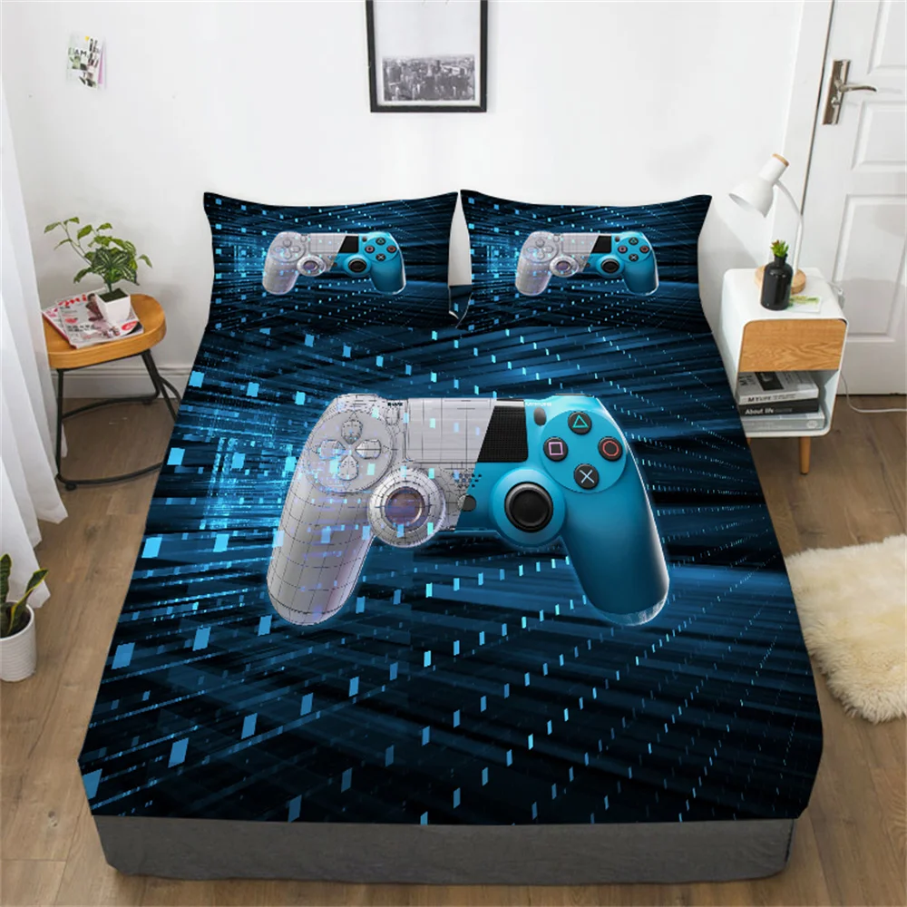 

Game 3D Comforter Cover Set Queen Bed Sheet Sets Teens Kid Home Textiles High End Fitted Sheets Suit Beds Covers Bedspreads