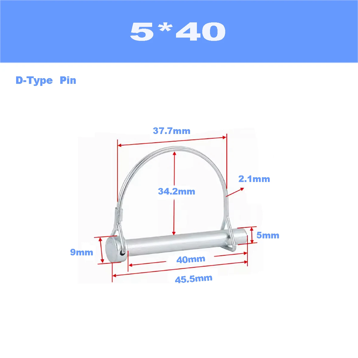 

Предохранительные штифты D-образные из углеродистой стали