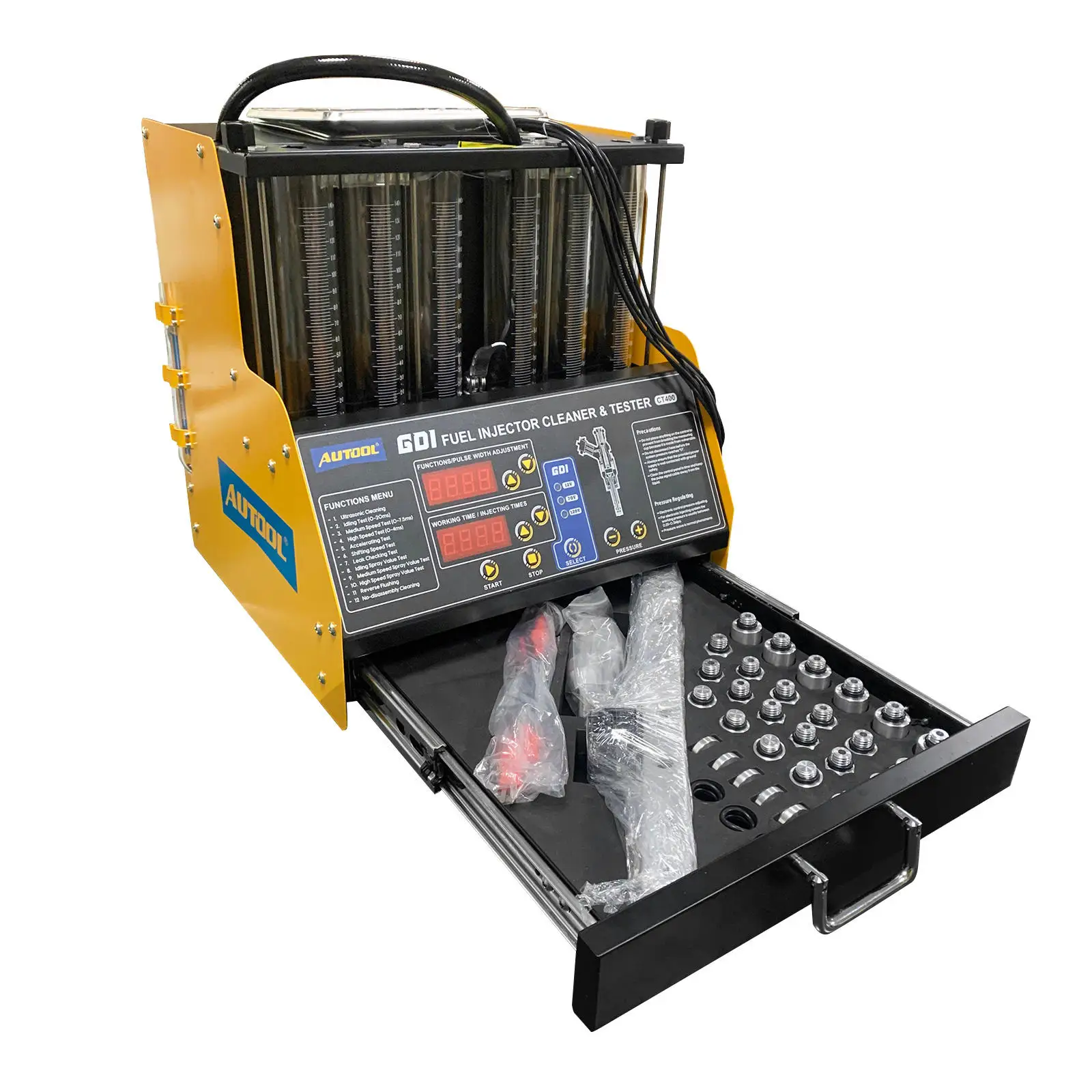 AUTOOL CT400 GDI Очиститель и тестер топливных форсунок Универсальная машина высокого