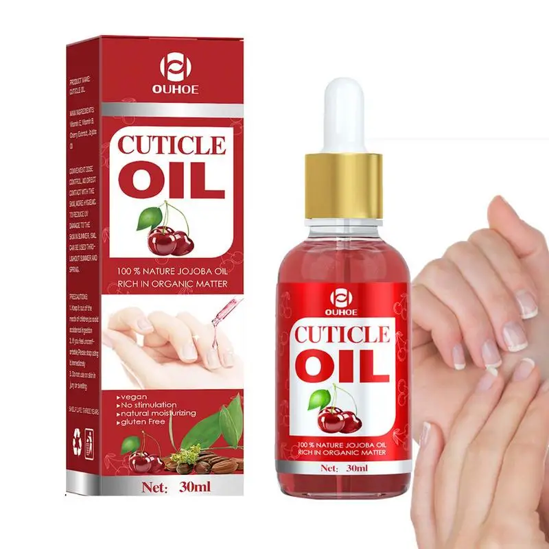 

Nail Cuticle Essential Oil 30ml Nail Polish Serum With Dropper Design Hydrating Natural Nail Care Repair Dry Brittle Rough Nails