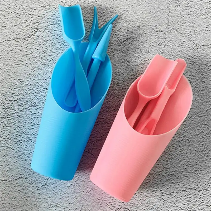 

4pcs Garden Shovel & Depth Ruler Transplanting Seedlings Planting Seed Tools Potted Plants Fertilization Loose soil Gardening