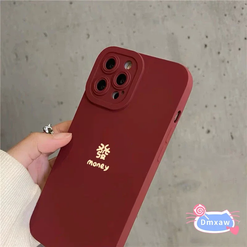 Для Vivo X30 X27 Pro X23 X21 UD Z5X Z1 Z1X чехол для телефона новогодний мягкий с красной линзой и