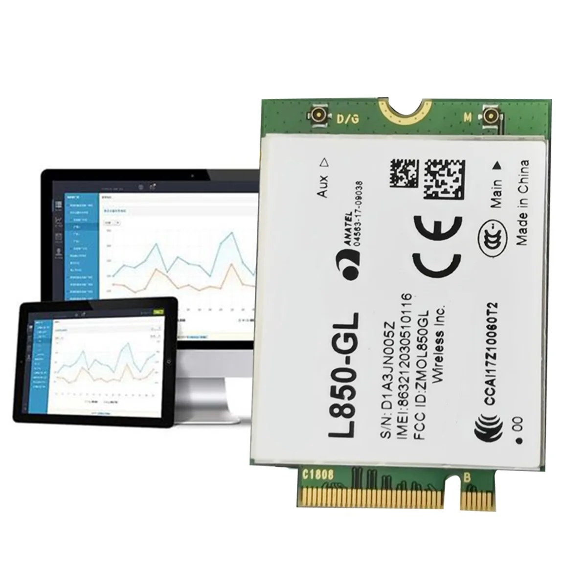 L850-GL модуль WWAN 4G LTE Cat9 M.2 &amp карта WCDMA для Keenetic Router