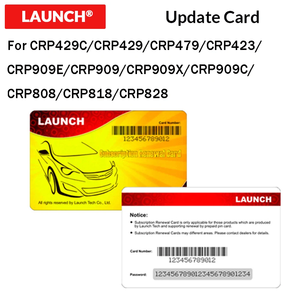 Фото Оригинальная карта обновления программного обеспечения LAUNCH для X431 CRP429C CRP479 CRP469 X431 CRP423 CRP909E CRP909 CRP909X №1