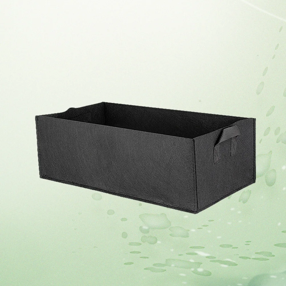 

Fabric Raised Garden Bed Reusable Square Grow Bag Fabric Raised Garden Bed Fabric Pots Vegetable Planting Bag with Handles for