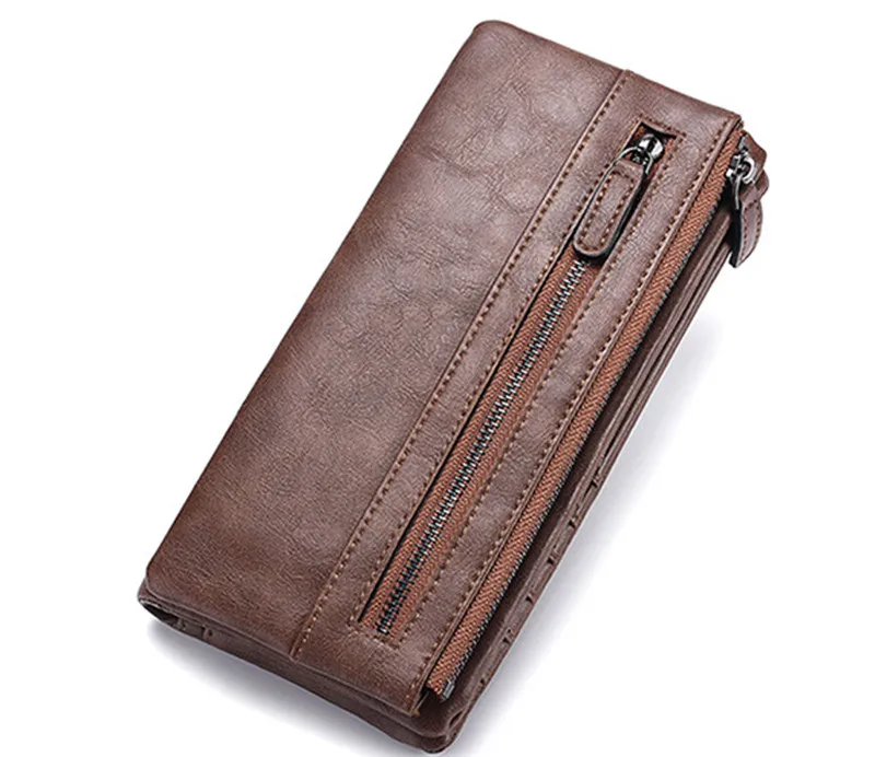 

Men style Fashion Soft Printing Coin Purse Zipper PU Leather Buckle Pouch Wallet Mobile phone Bag