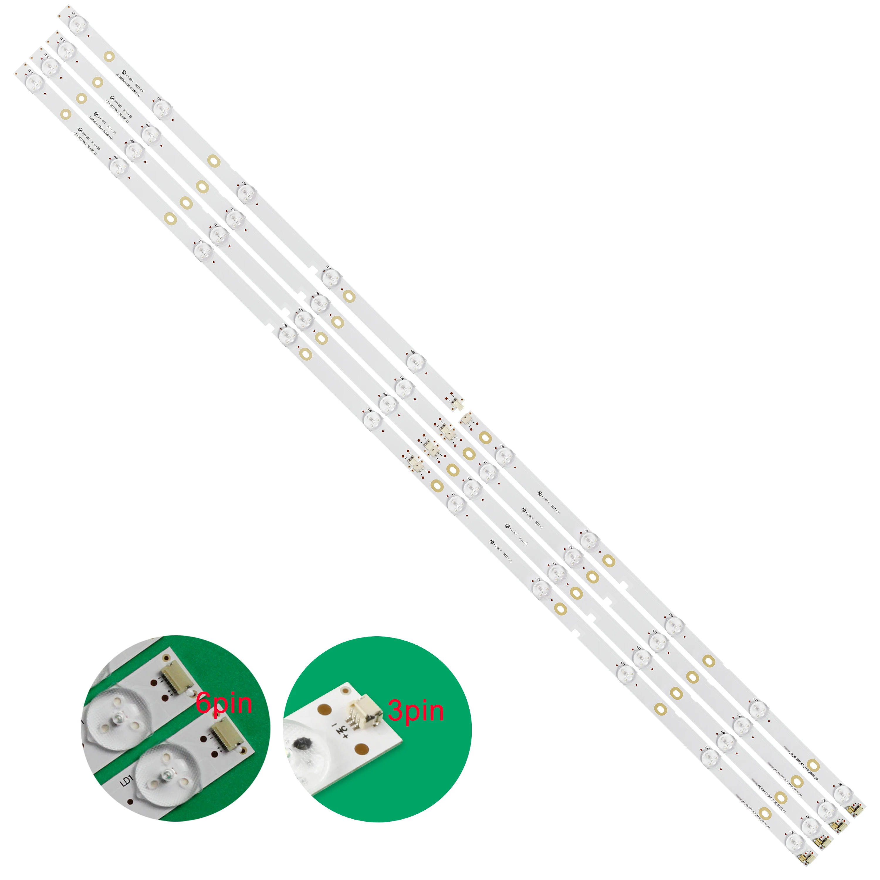 Фотоподсветка (4) для Hisense H49MEC3050 49K300U H49M3000 LED49K300U LED49EC520UA LED49EC620UA светодиодный
