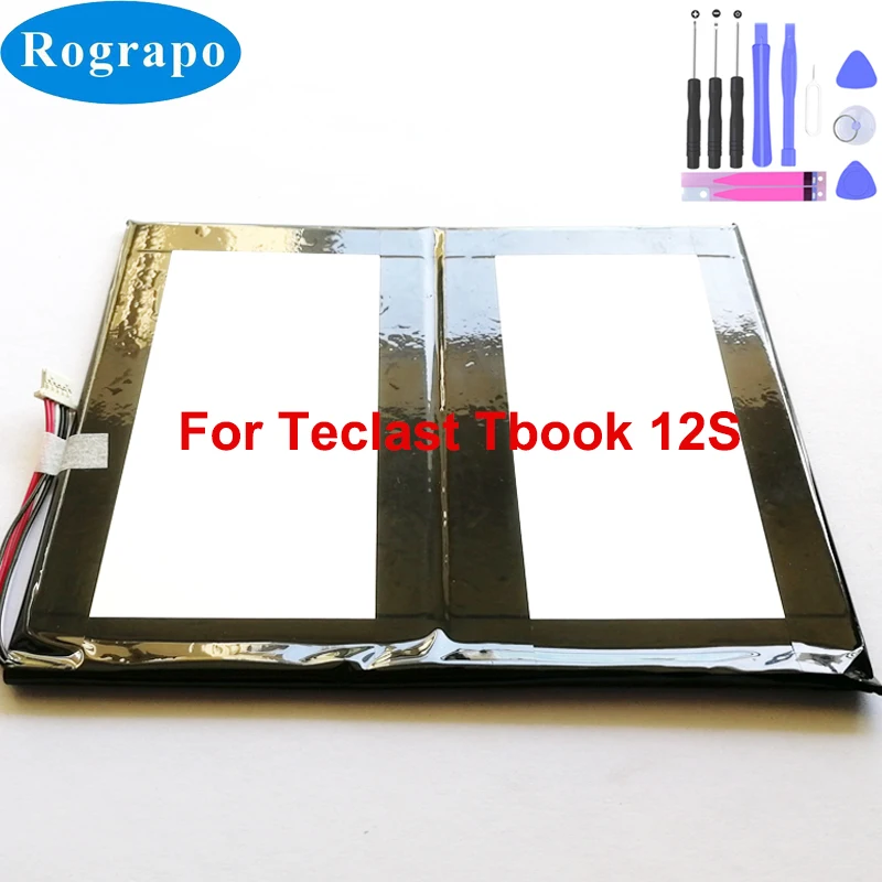 

100% новый аккумулятор 10000 мАч для Teclast Tbook 12S, аккумулятор для планшетного ПК с 9-проводным разъемом + Бесплатные инструменты