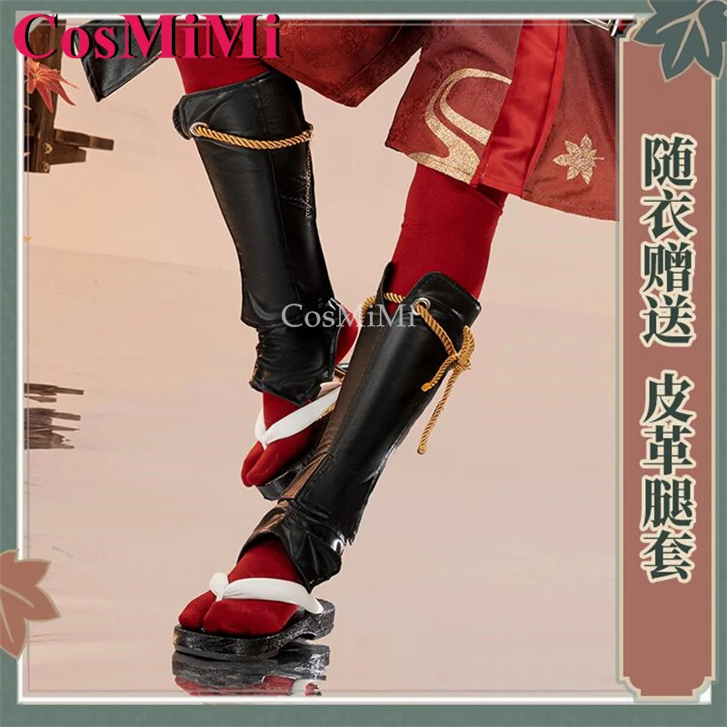 CosMiMi Game Genshin Impact Kaedehara Kazuha Косплей Костюм Модная красивая боевая форма