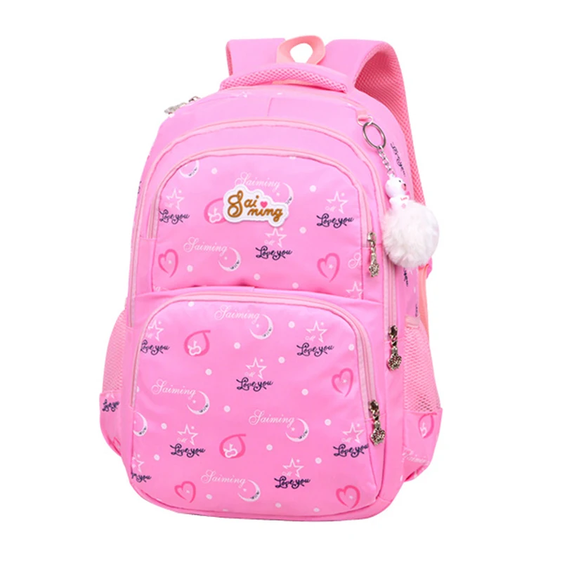 3pc/set School Backpack Bag Printing Students schoolbag Nylon school bags for teenage girls Purse Mochila shoulder bags Backpack
