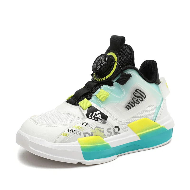 

Детские беговые кроссовки с сеткой, Новинка осени 2022, модные повседневные Прогулочные кроссовки для маленьких мальчиков и девочек, дышащая ...