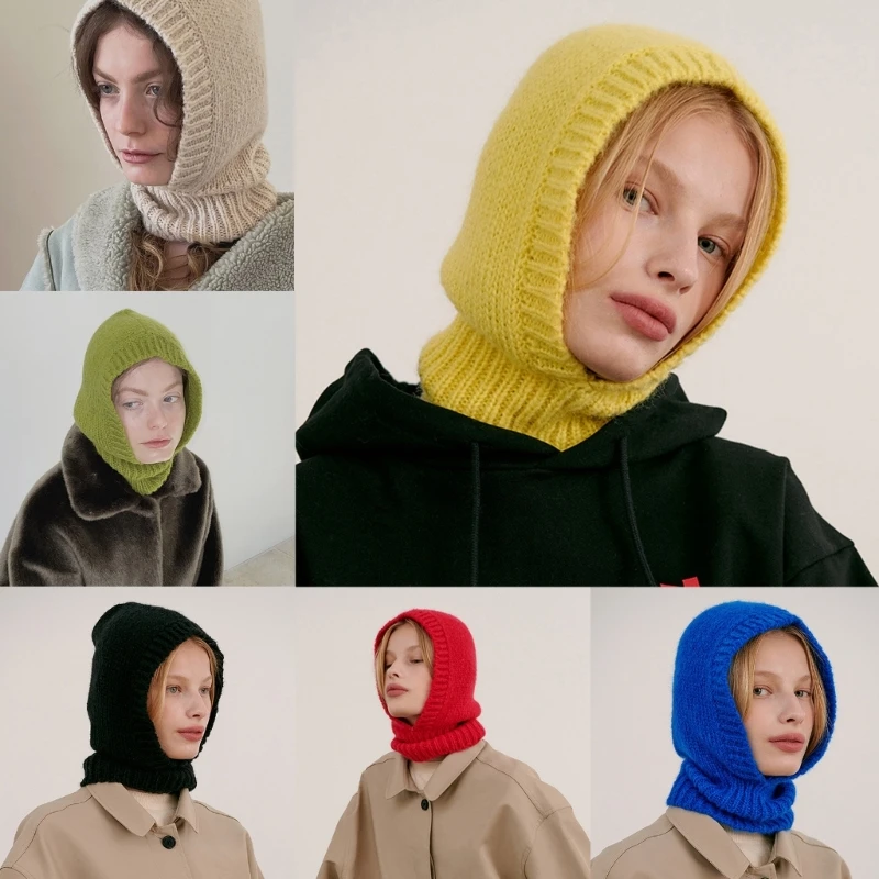 

Зимняя велосипедная шапка унисекс, приятная для кожи, плотная вязаная шапка для вождения