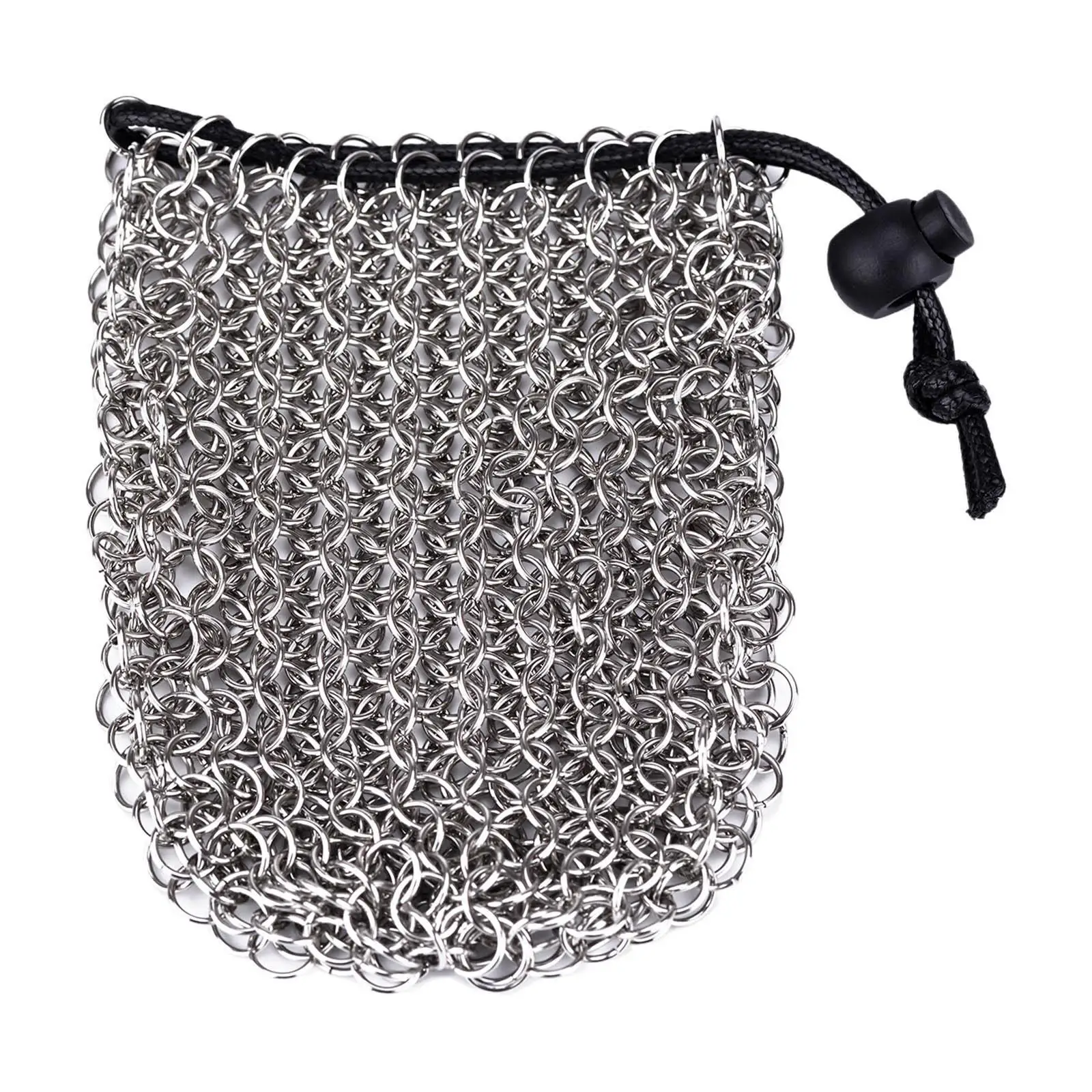 

Portable Chainmail Dice Bag Stainless Steel Gift Rust-Proof for Dices Coins