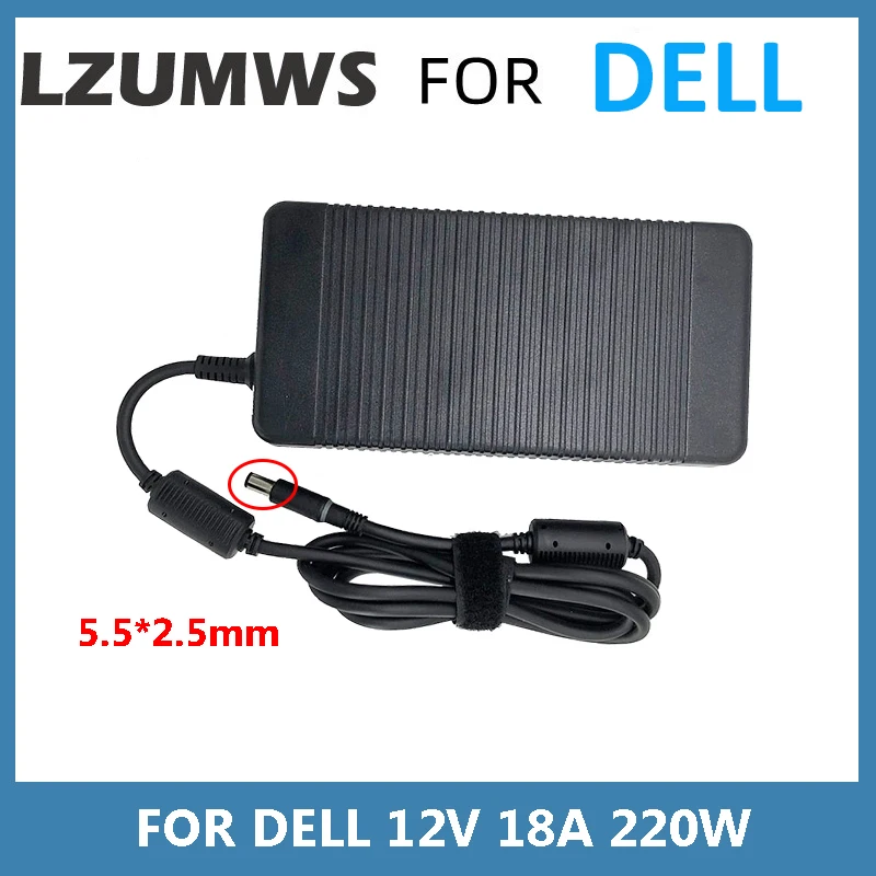 

12V 18A 220W 5.5*2.5MM Charger ADP-280BB Laptop Adapter For Dell ADP-220AB B M8811 220P-01 DA-2 PE4C-EC060A V3.0 Power Supply