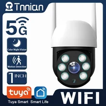 Cámara inteligente de 5MP, HD, WiFi, 2MP, CCTV, visión nocturna, IP, P2P, Monitor de seguridad para la aplicación Tuya