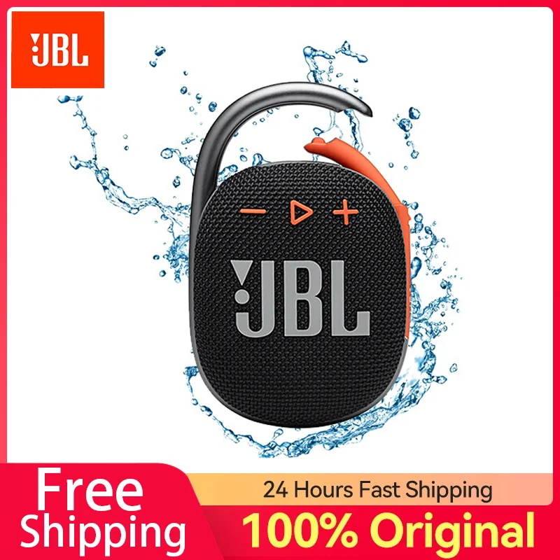 JBL Clip 4 Wireless Bluetooth Mini Speakers Portable Ip67 Waterproof Outdoor Bass Speakers 10 Hours Battery