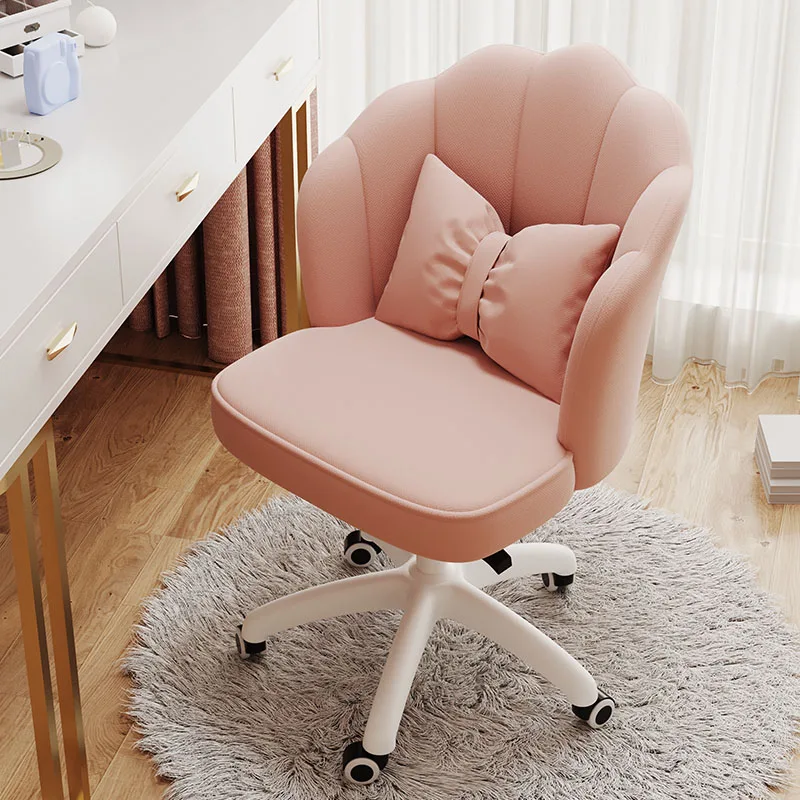 

Chair, Comfortable To Sit for A Long Time Home Bedroom Makeup Chair Learning Office Swivel Chair Lifting Desk Computer Chair