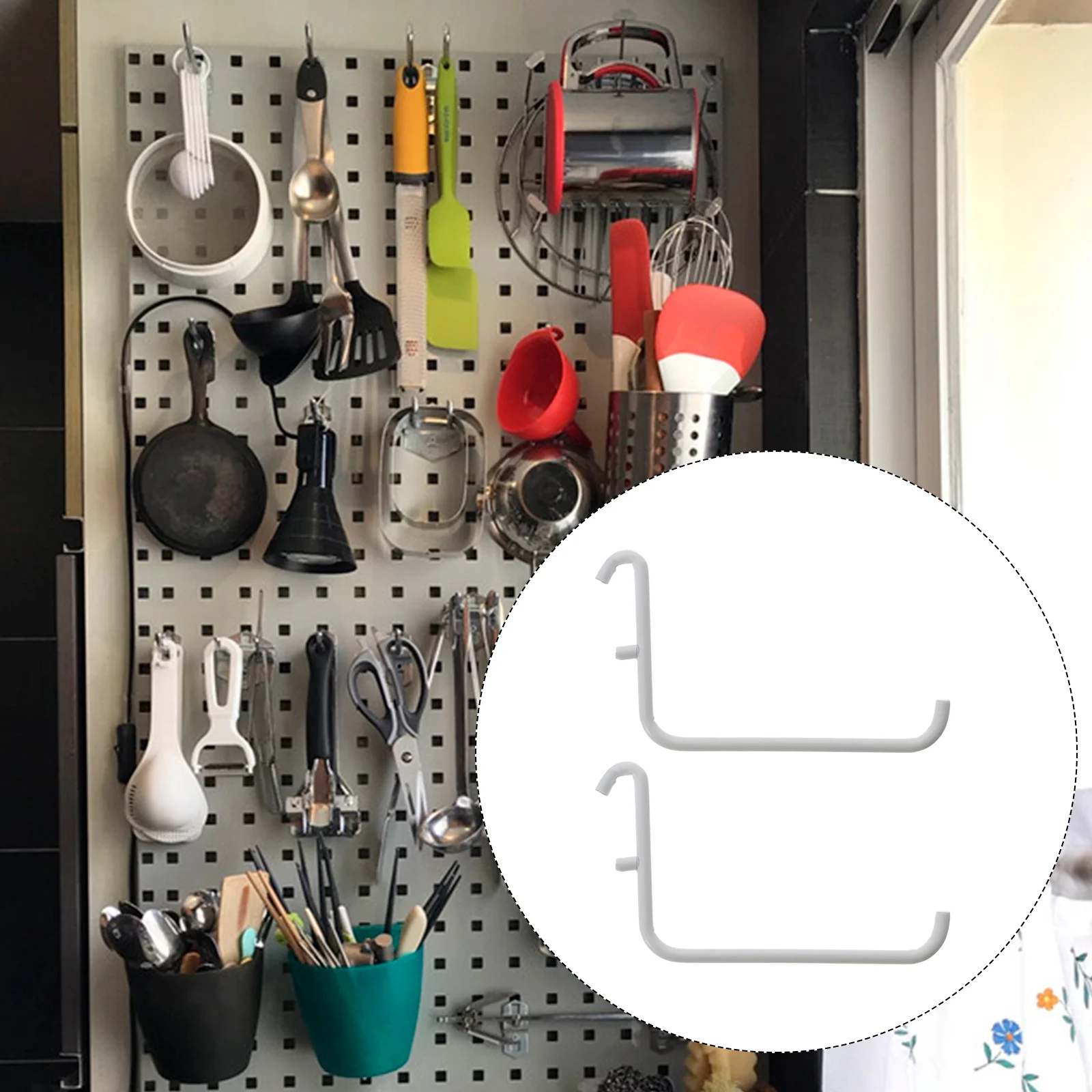 2 шт. кронштейны для доски духов металлические прищепки перфорированной