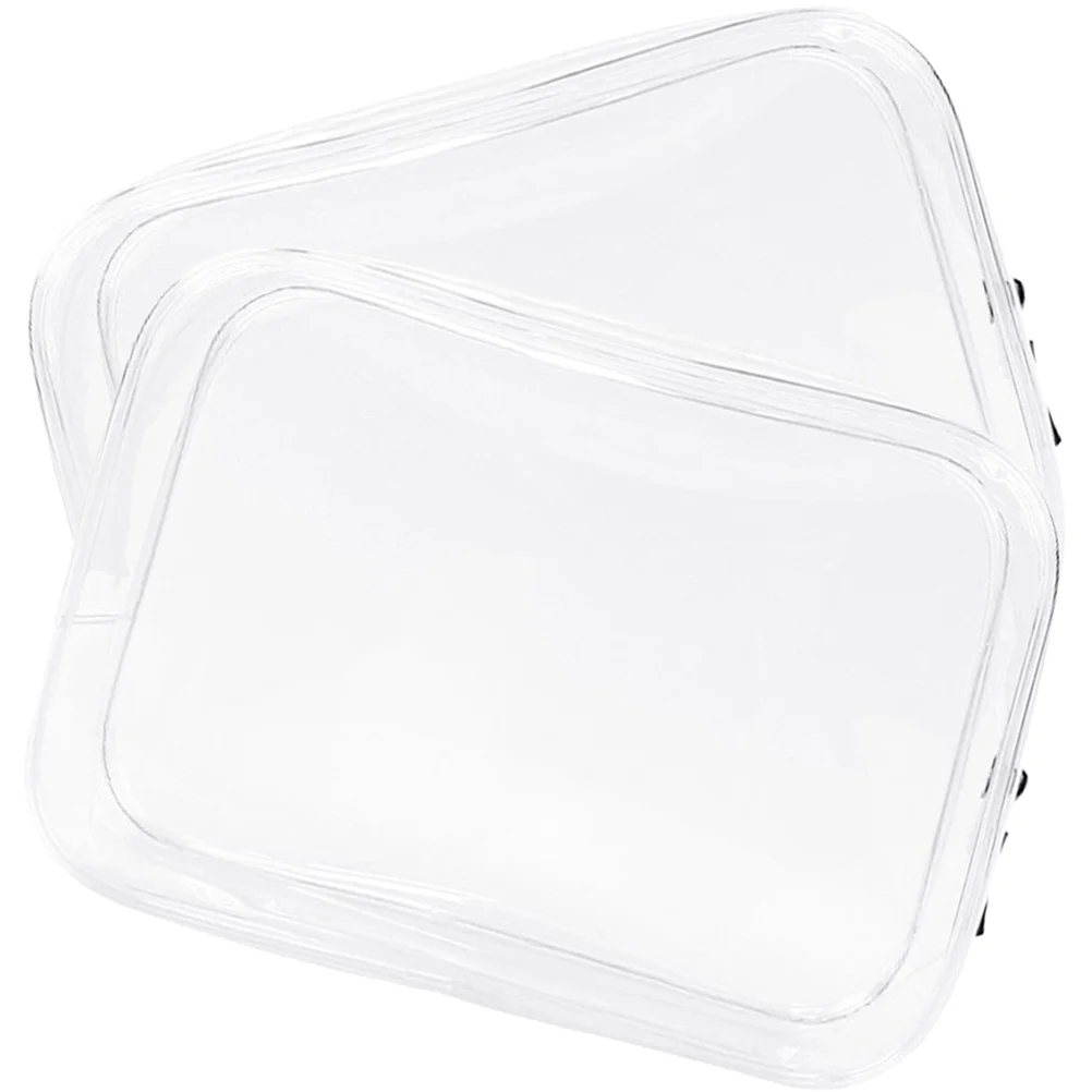 Сумка из 2 предметов прозрачная сумка для макияжа путешествий чехол-органайзер