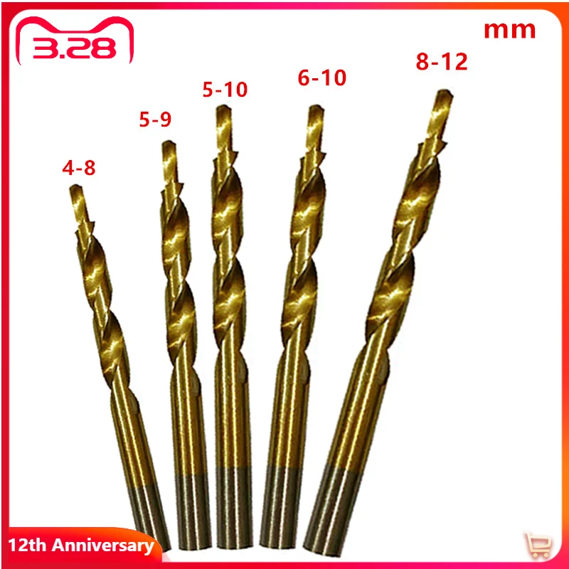 Спиральное ступенчатое сверло для окна и двери карманное переключения передач