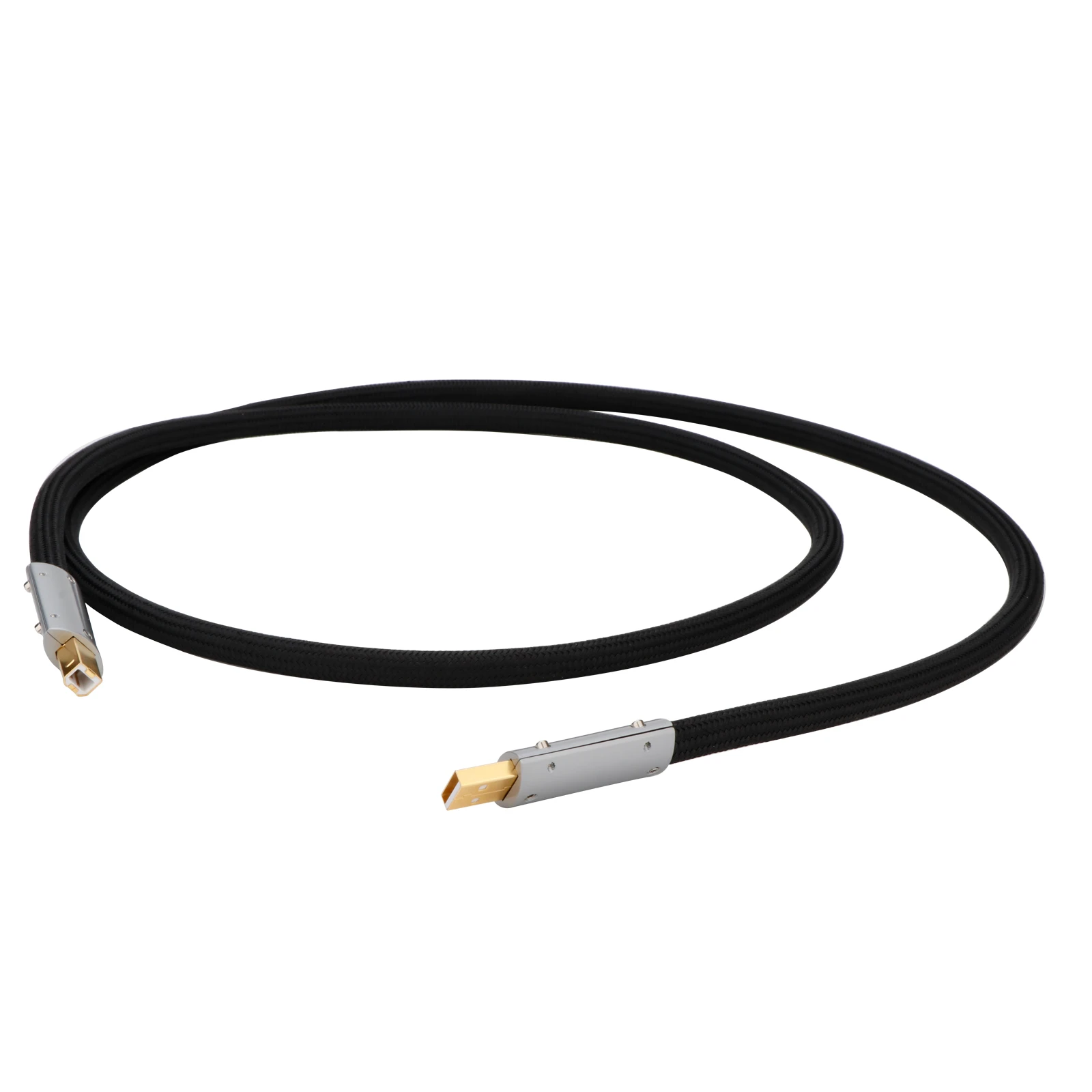 Монозаудио высокое качество стерлинговое серебро USB-аудиокабель аудиофильский