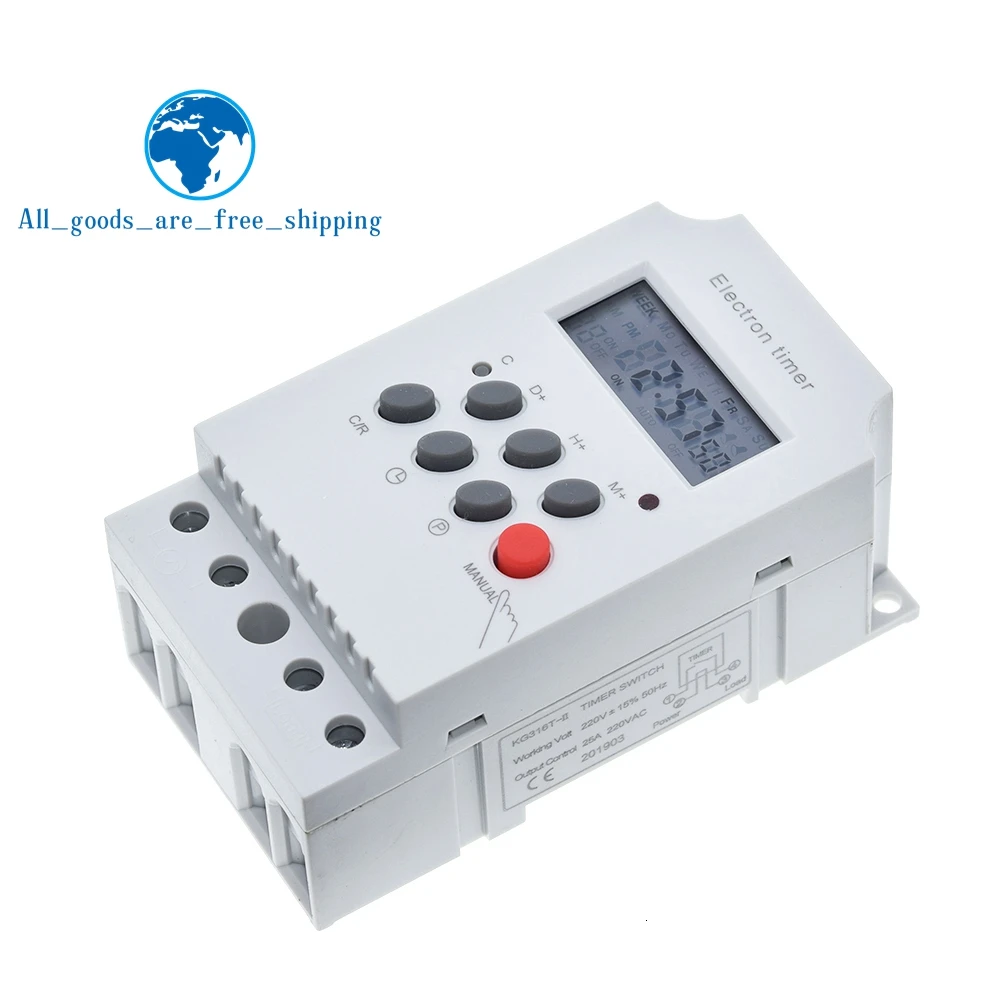 

Электронный таймер KG316T-II 220В 25А