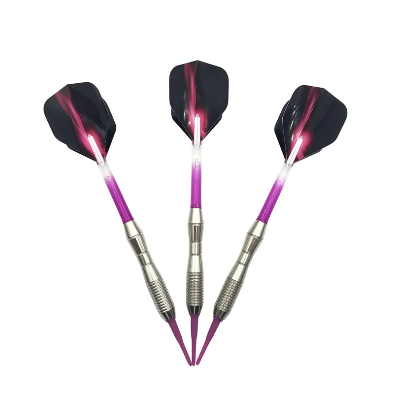 

New High-quality Sofe Pointed Darts 3Pcs/set 17g Standard Safe Electronic Darts Dart Shafts Aurora Wing Dardos Flight Flechette