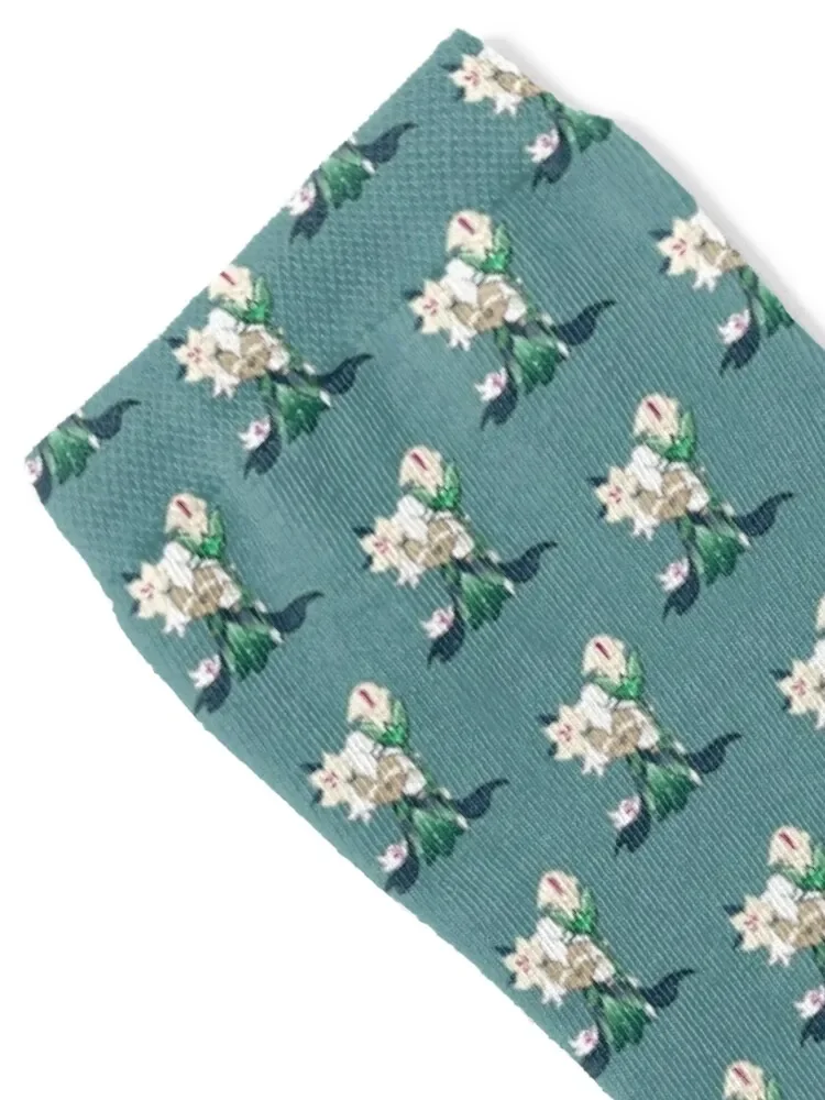 Печенье с белой лилилией! Длинные носки Cookie Run Kingdom хоккейные теплые зимние