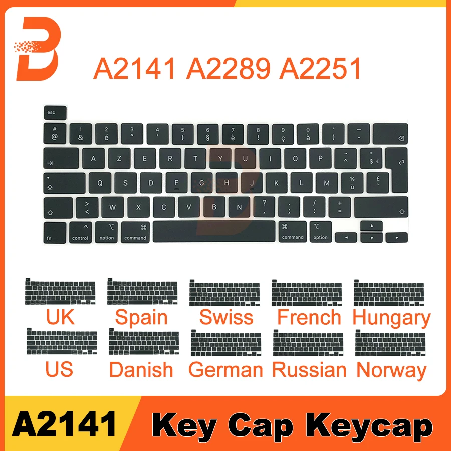 

Новый ноутбук A2251, A2289, A2141, клавиатура с Crowbar для Macbook Pro Retina, клавиши 13 "16", 2019, 2020 лет