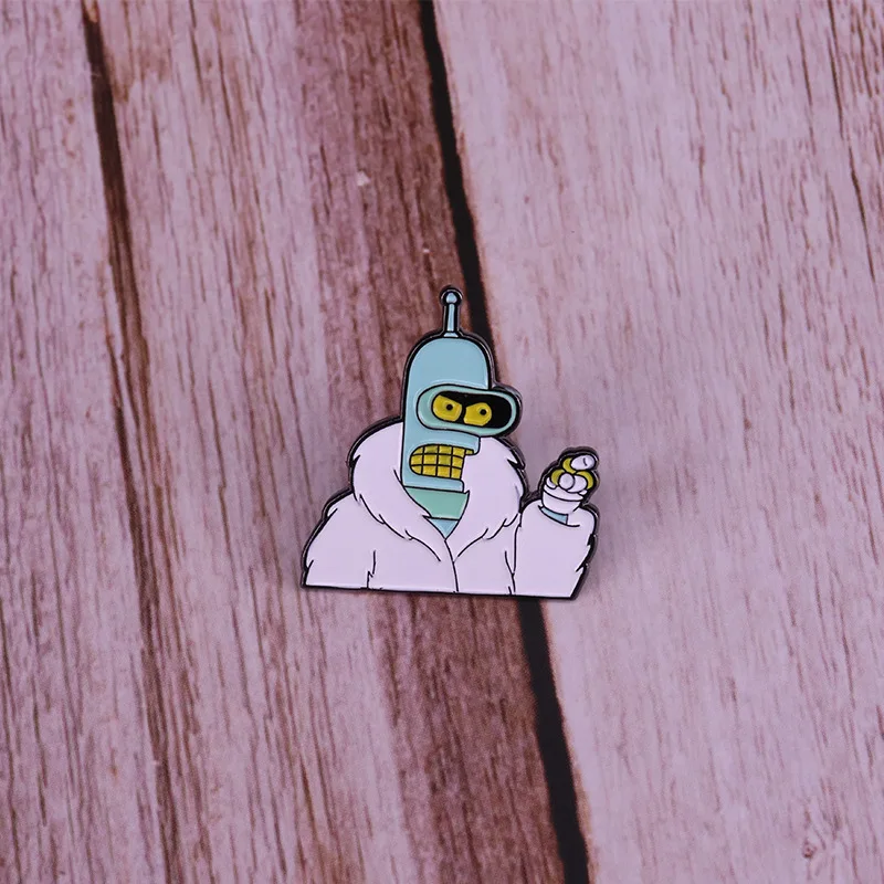 Мужская/Женская эмалированная брошь для рюкзака или Джинса |