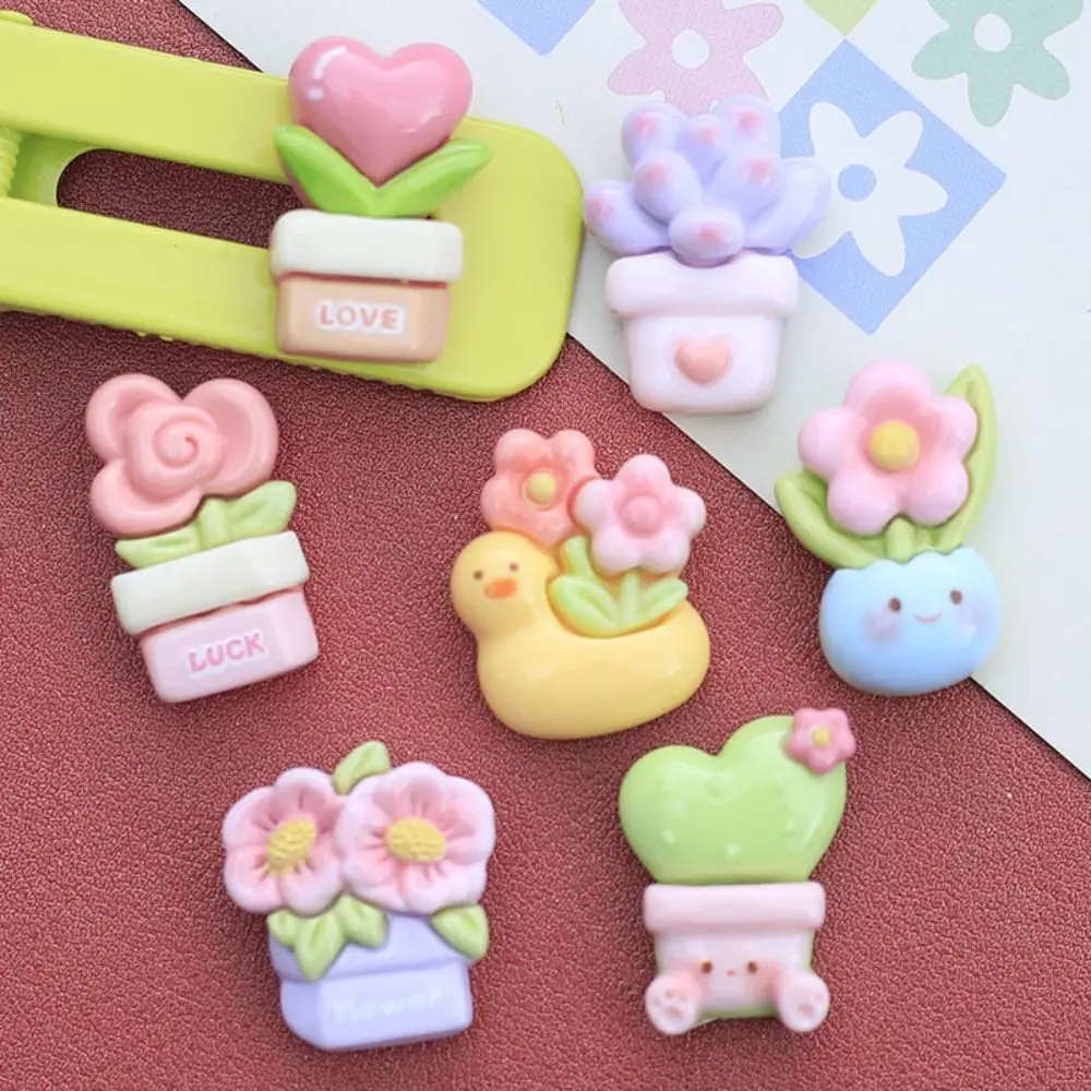 20 шт. новый цветочный горшок подвески из смолы слайм скрапбукинг искусственный