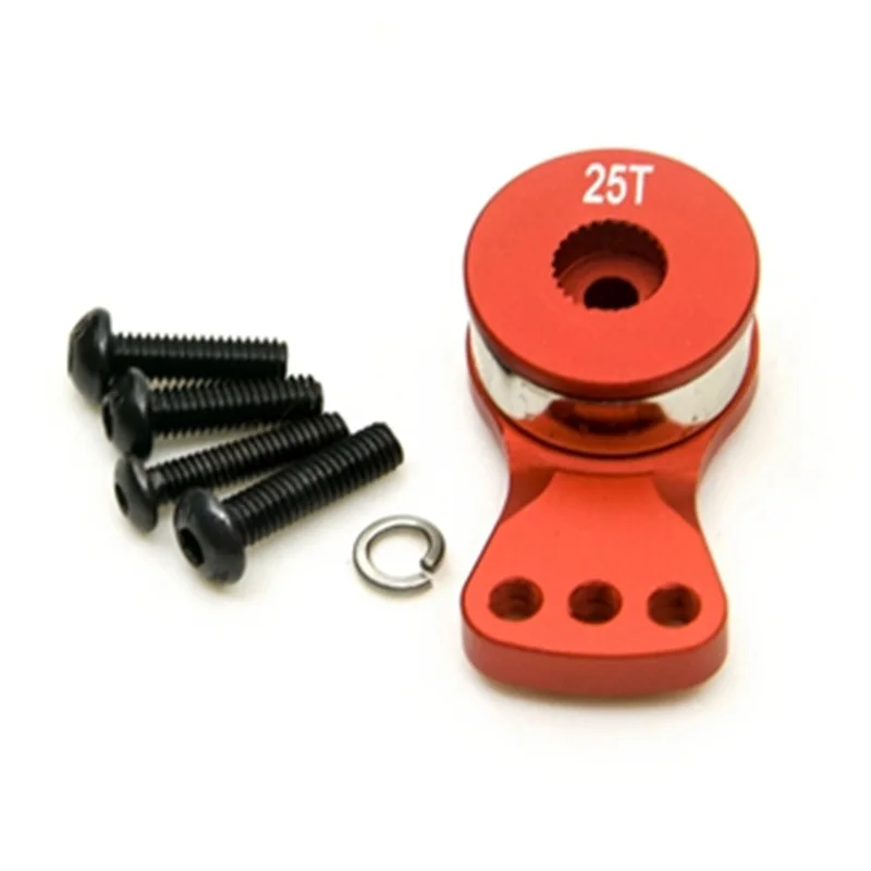 25T Teeth Tooth Half Servo Arm Horn For 1/8 1/10 RC Car Boat FUTABA/SANWA/TACTIC/ACOMS/TAMIYA/AITEC/TRAXXAS/SAVOX