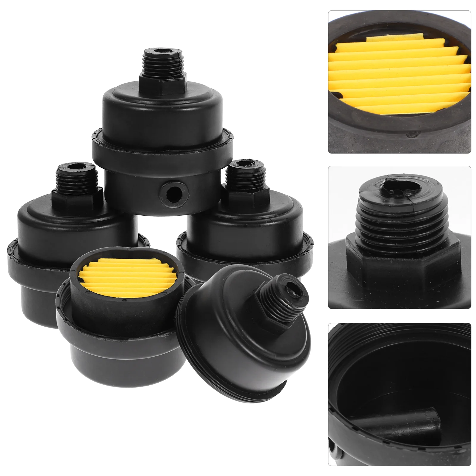 

Compressor Air Filter Muffler Sound Intake Silencer Replacementpump Parts Noise Accessories Repair Part