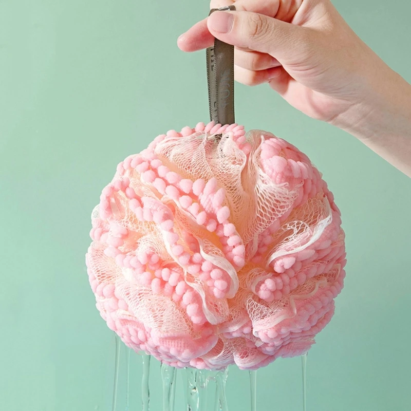 Губка для душа люфа 80 г отшелушивающая губка скребок тела пуфы ванны женщин