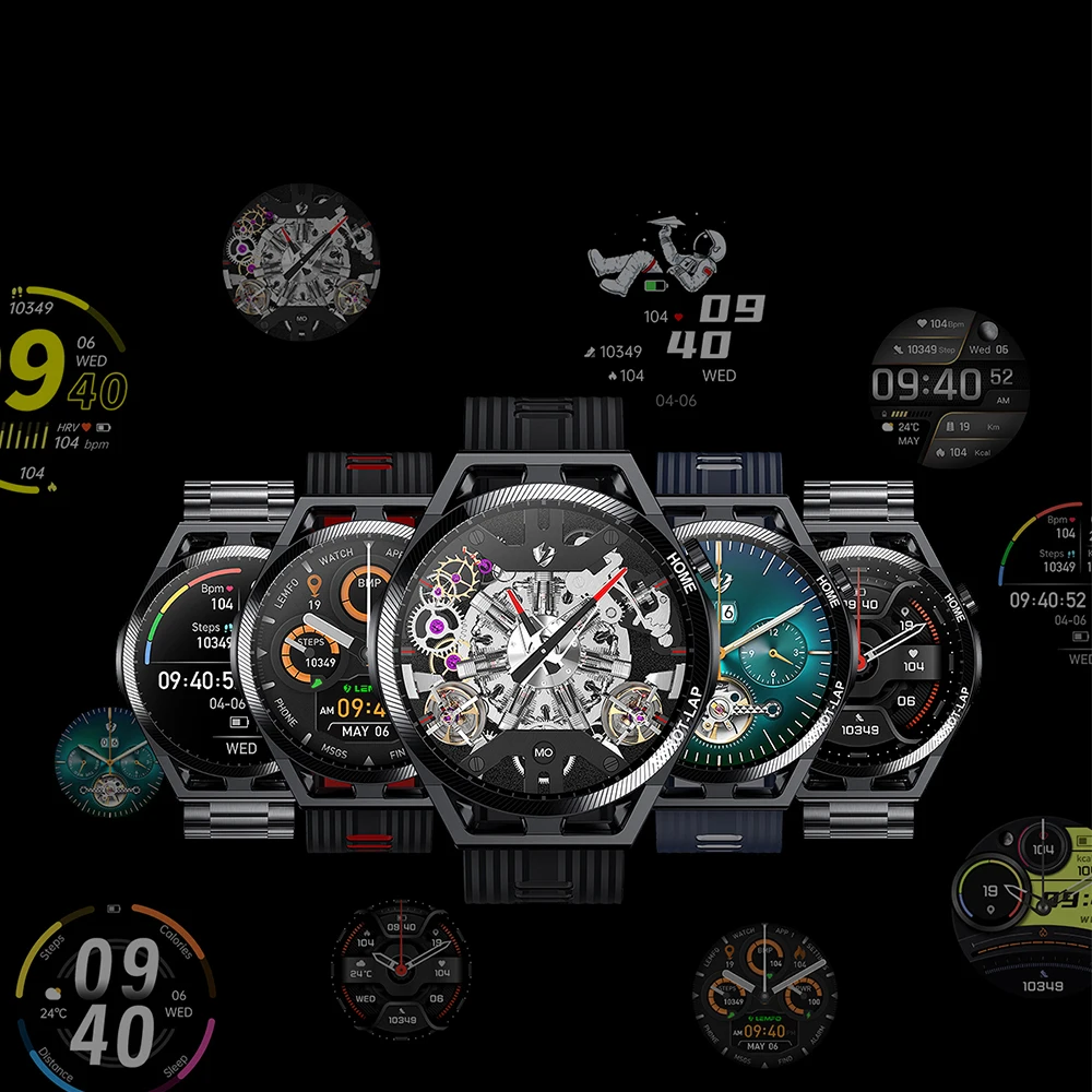Lemfo часы мужские Smart Watch Men New Bluetooth Call IP68 Водонепроницаемые умные для 2022 Sports NFC Android